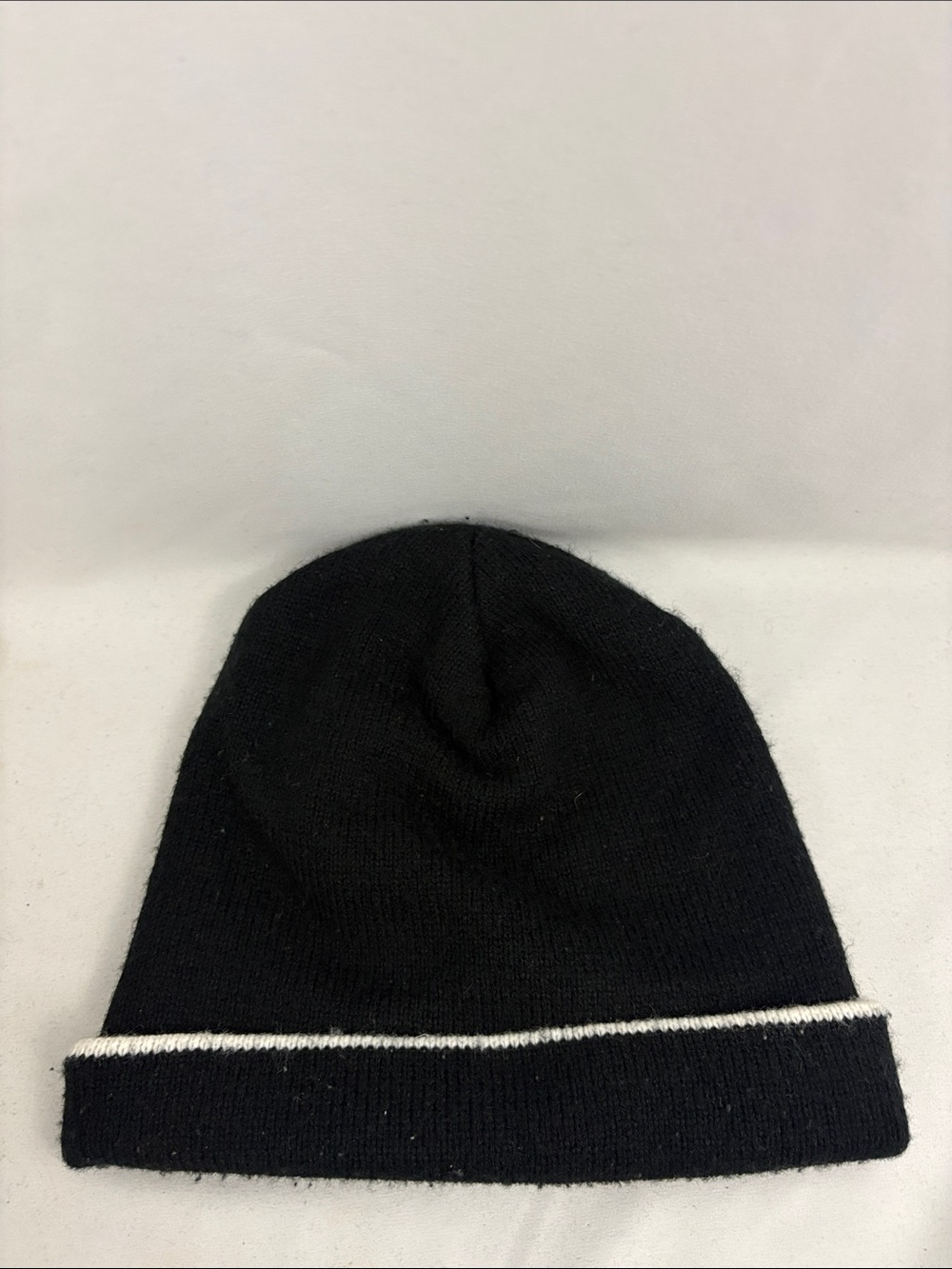 Vintage Nike Beanie Hat Skully Black 90s 00s Y2K Skater Grunge One Size - Picture 3 of 4